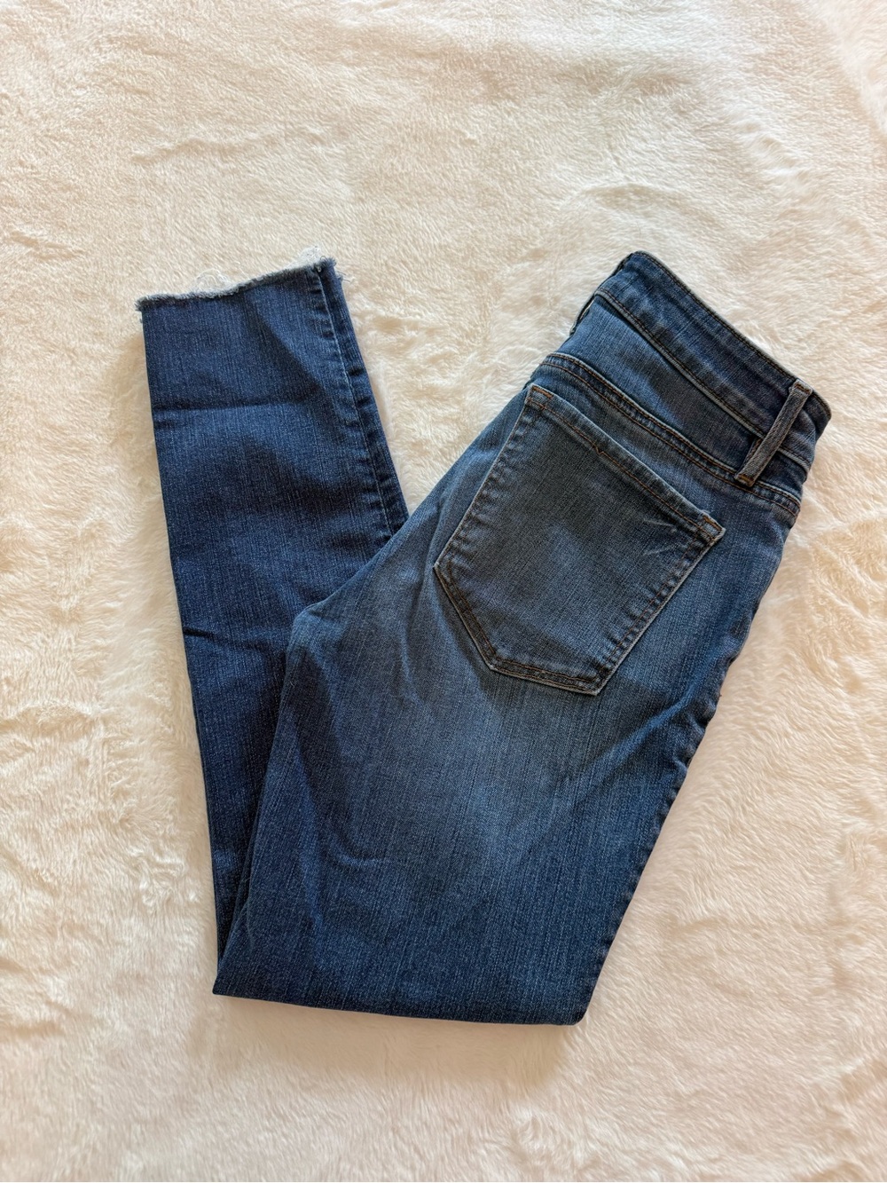 LOFT Dark Blue Skinny Jeans